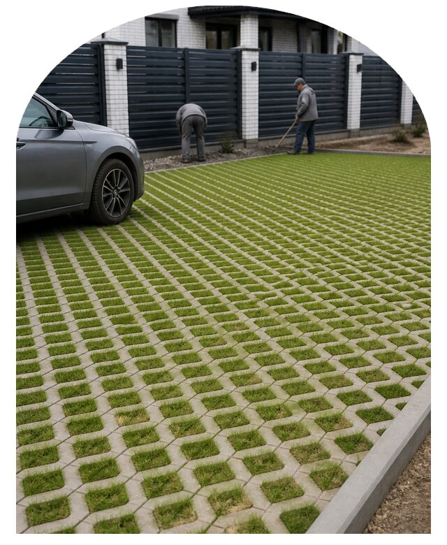 Экопарковка под ключ в Чусовой по цене от 3657 р. | Метпроект-Чсв